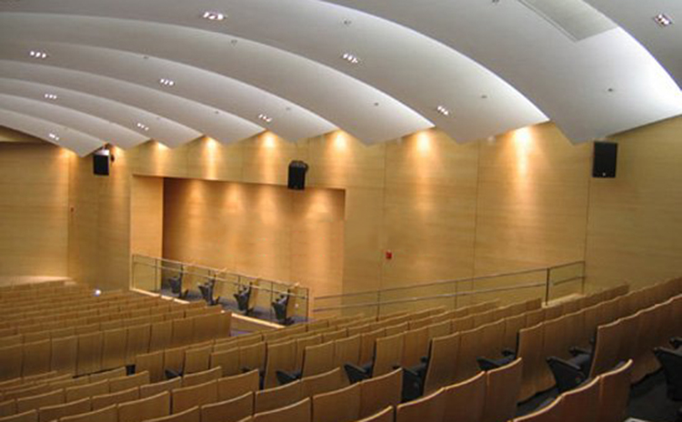 河南鄭州中學報告廳吸音板工程 河南鄭州中學報告廳吸音板工程