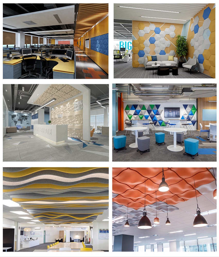 穿孔聚酯纖維吸音板案例展示 穿孔聚酯纖維吸音板案例展示