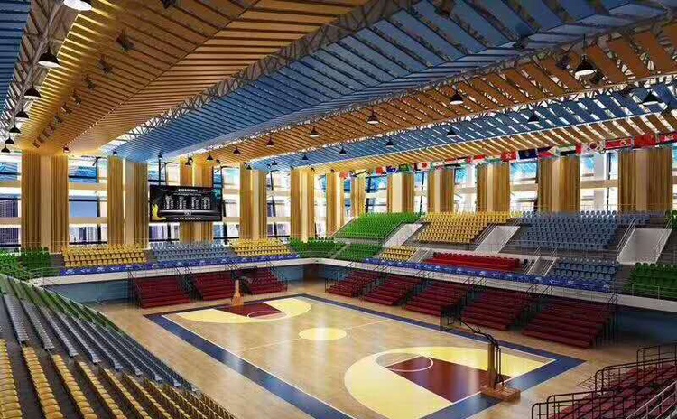 四川內江體育館空間吸聲體聲學工程-1 四川內江體育館空間吸聲體聲學工程-1